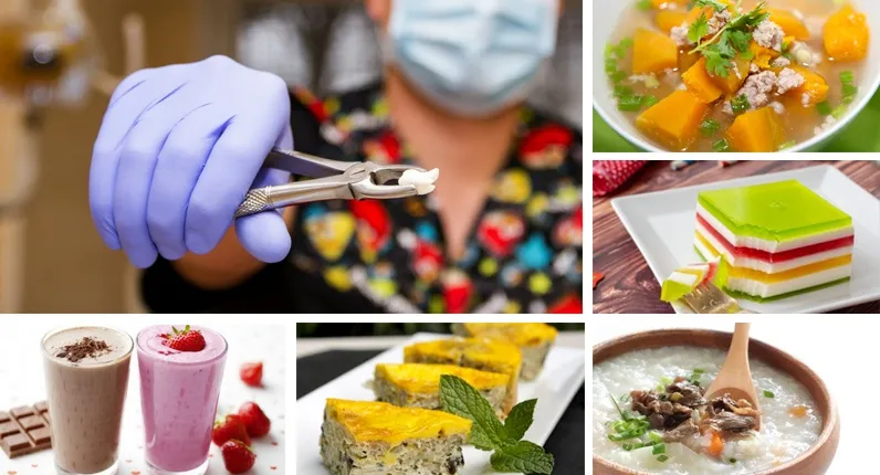 món ăn cho người mới nhổ răng khôn